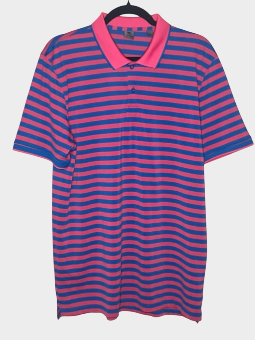 G/FORE Golf by Peter Millar Men's Striped Performance Pique S/S Polo Size Large
